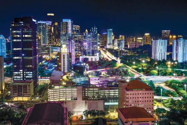 Jakarta night cityscape